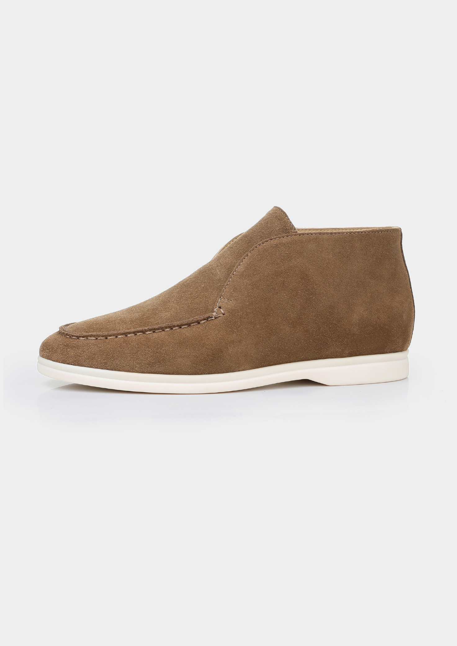 Light Brown Classic Suede City Loafers