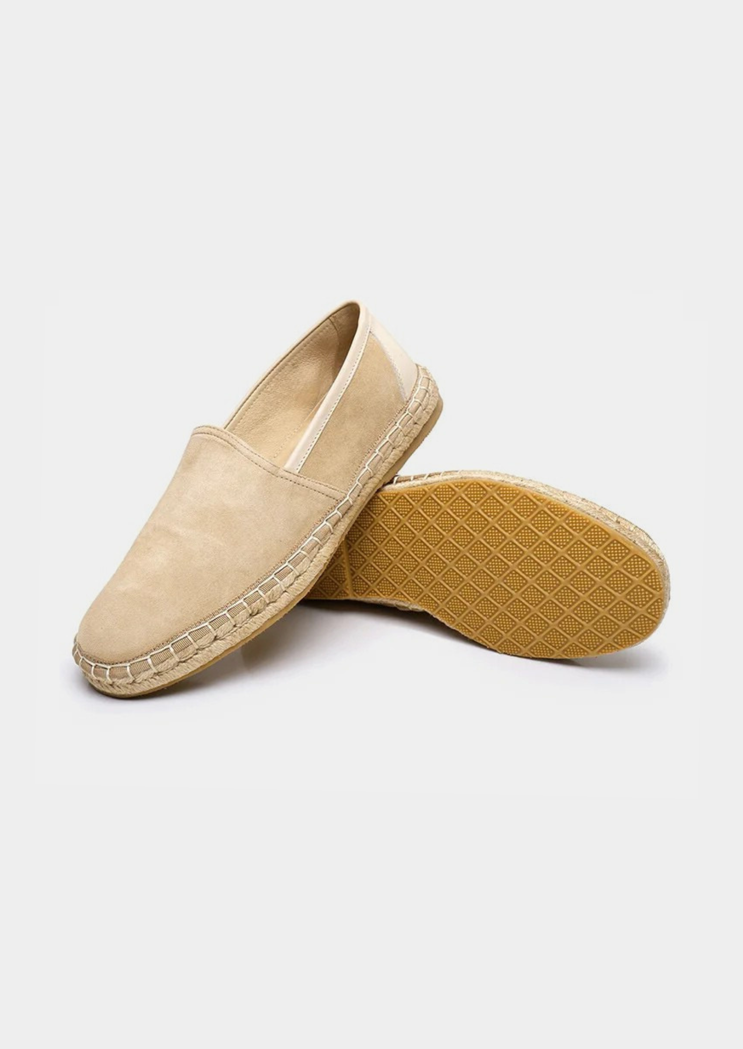 Ivory Suede Seaside Espadrilles