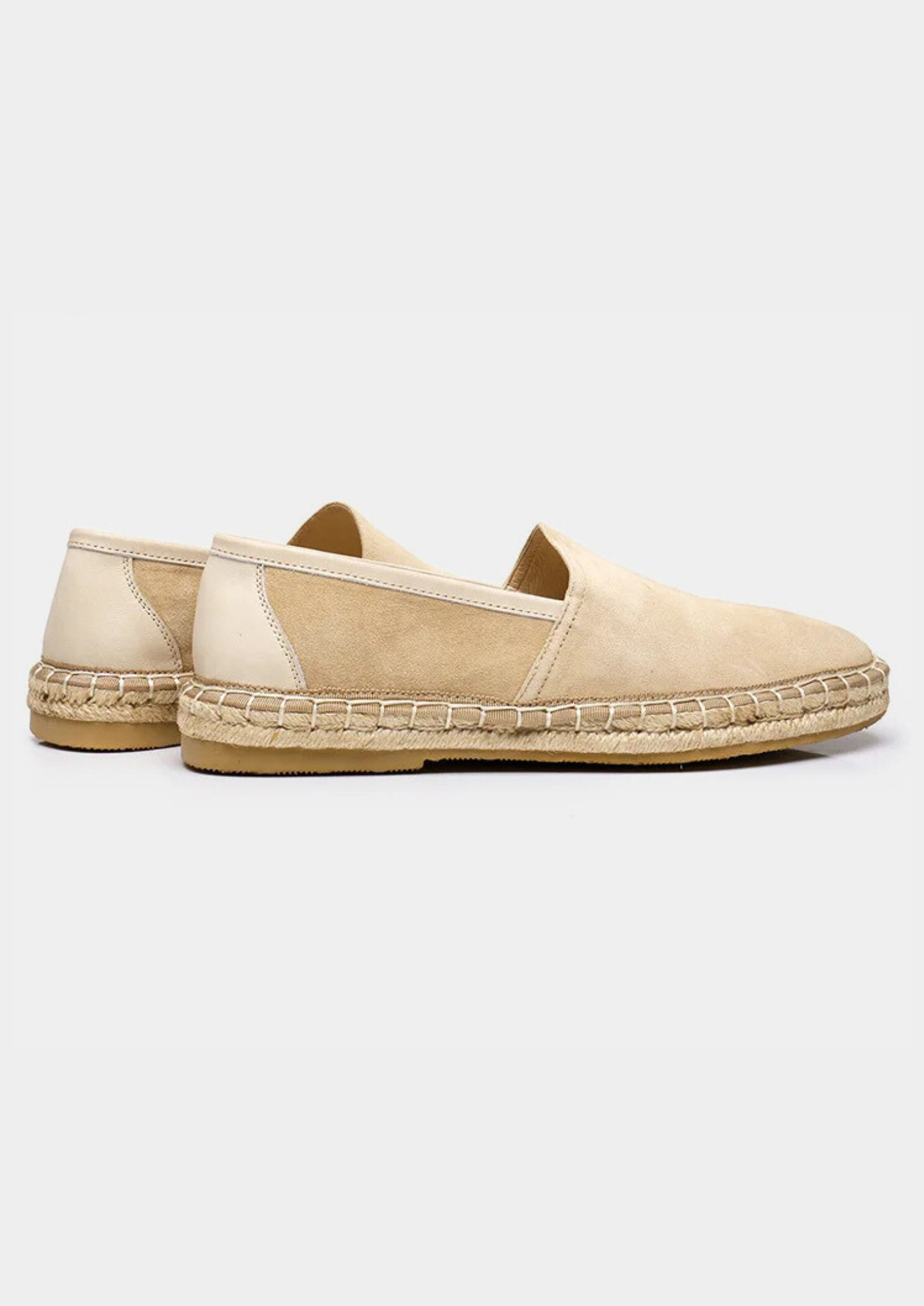 Ivory Suede Seaside Espadrilles