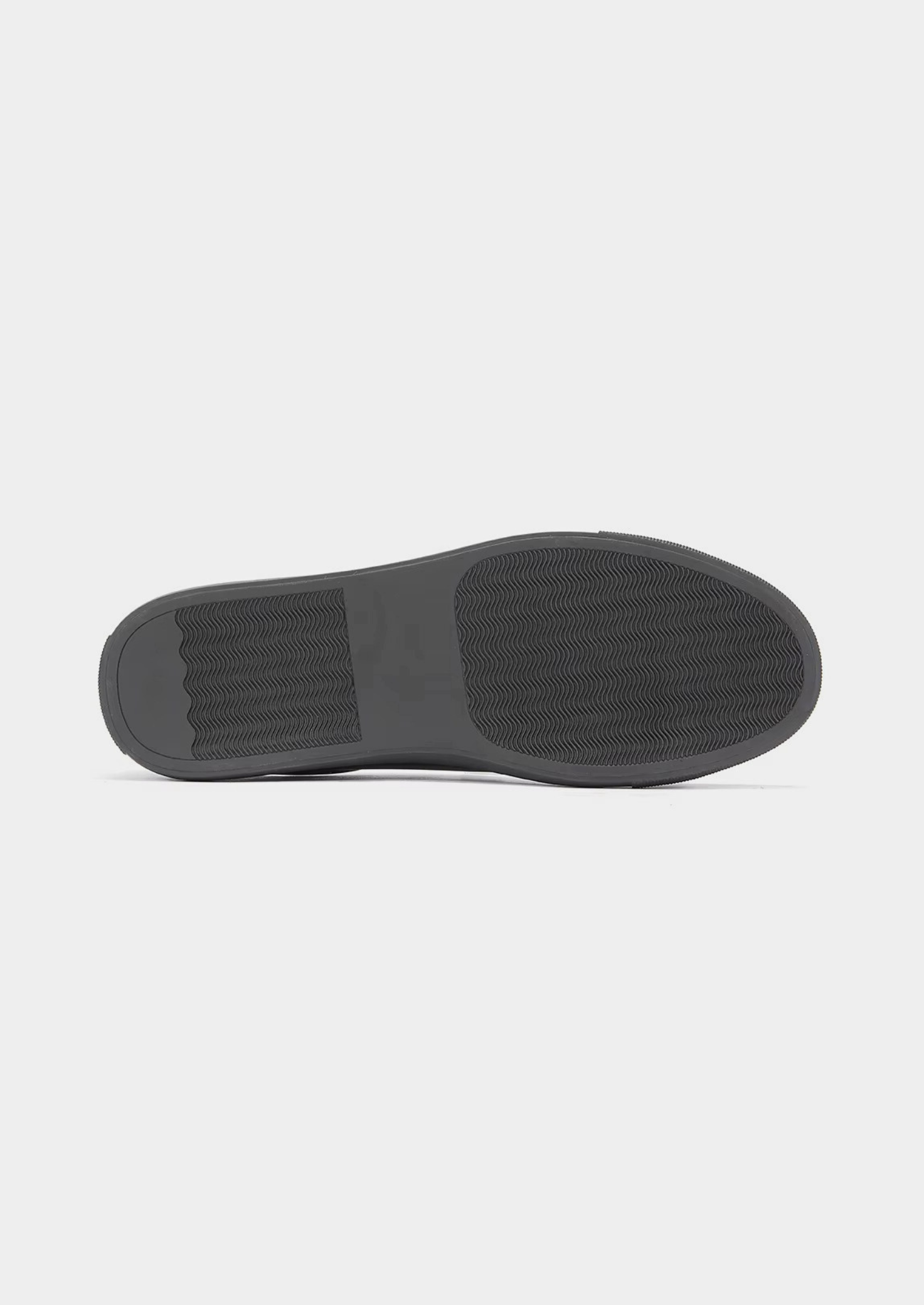 Black Minimal Leather Sneaker