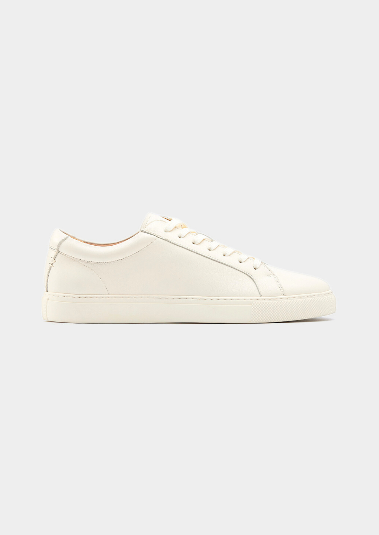 Ivory Minimal Leather Sneaker