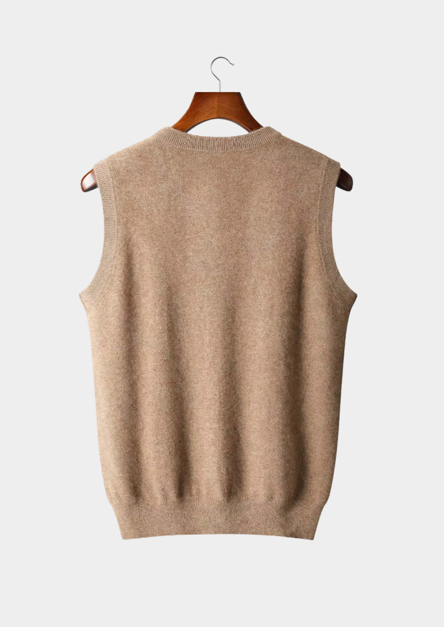Pure Merino Wool V-Neck Vest