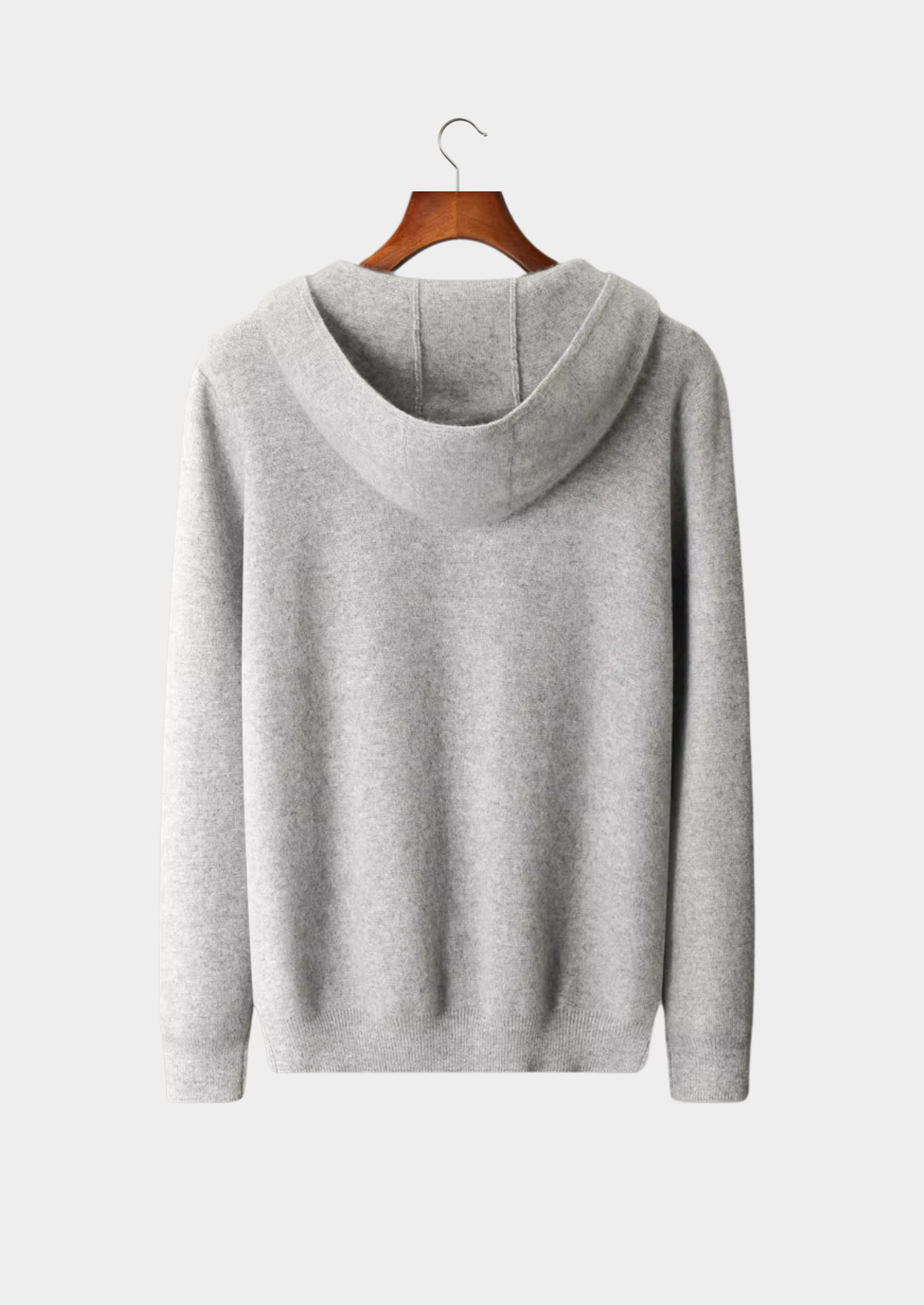 Pure Merino Wool Zipper Hoodie