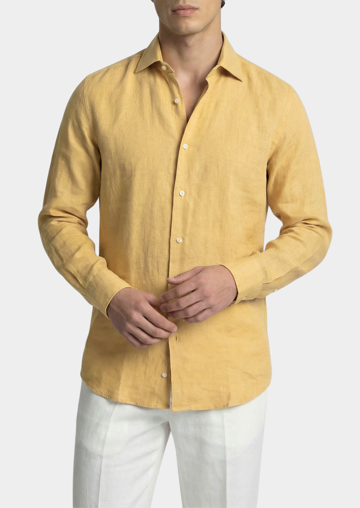 Portofino Coastal Shirt - Yellow