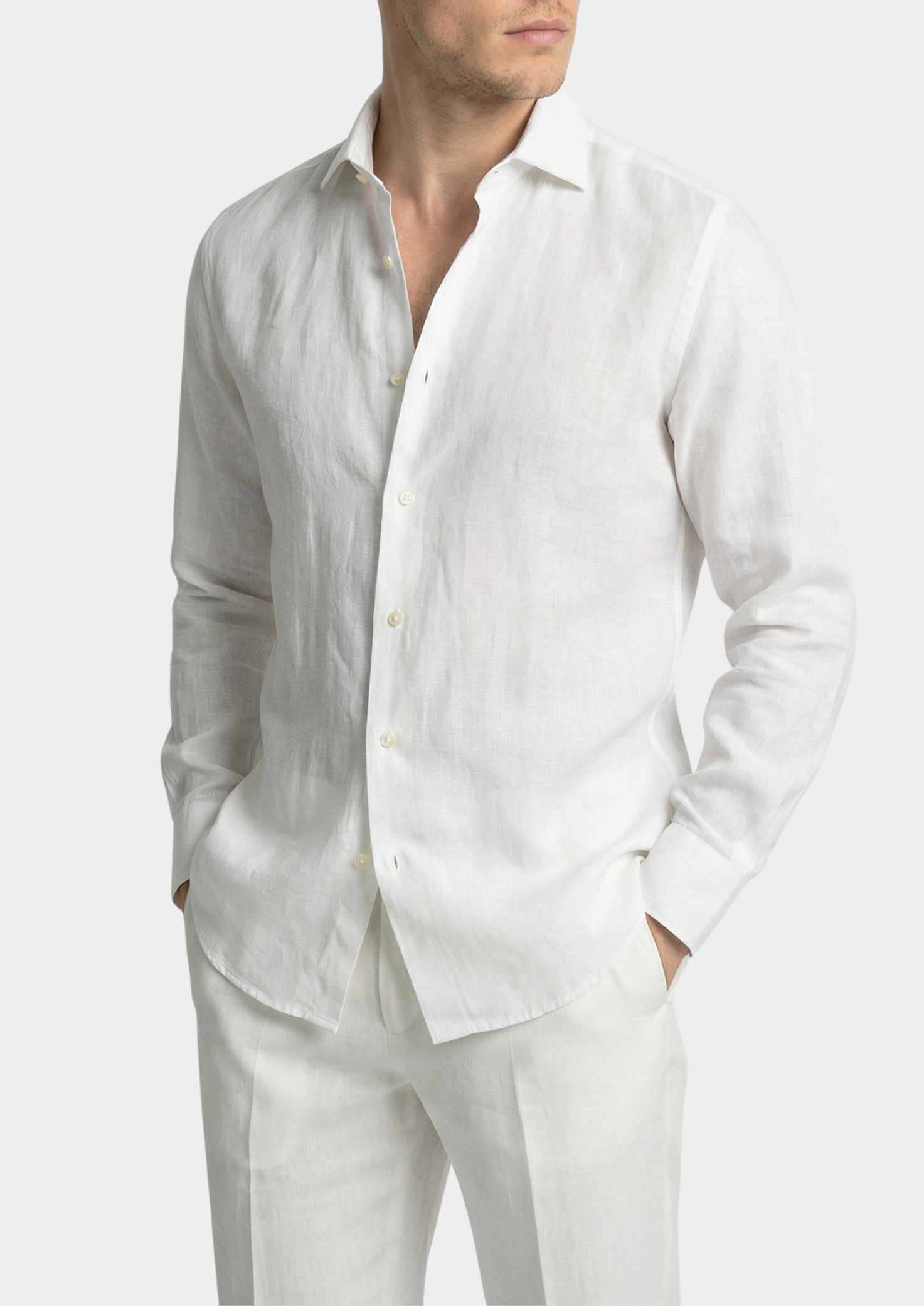 Portofino Coastal Shirt - White